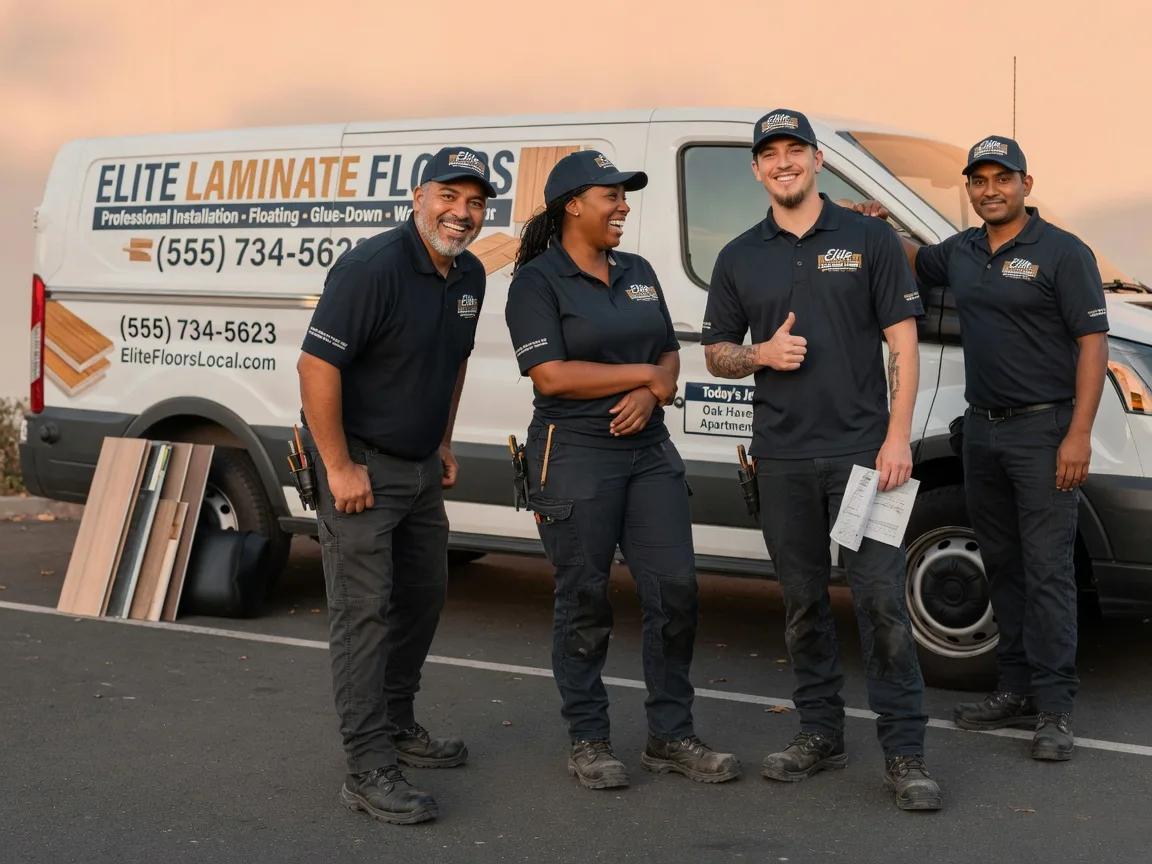 Laminate flooring installation company in Reva, SD